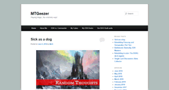 Desktop Screenshot of mtgeezer.com