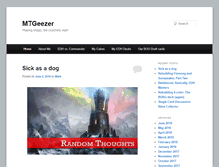 Tablet Screenshot of mtgeezer.com